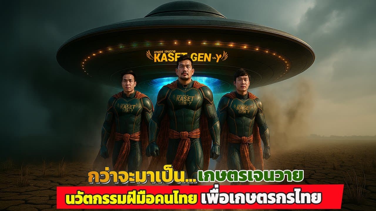 ภาพปกคลิป: #กว่าจะมาเป็น...โดรนพ่นยาเกษตรเจนวาย นวัตกรรมฝีมือคนไทยเพื่อเกษตรกรไทย